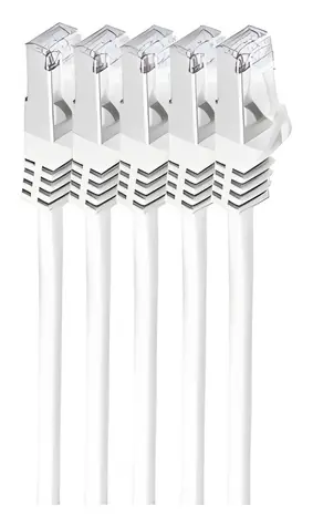 Shiverpeaks CAT7 S/FTP 1m bílá / Patch kabel / RJ-45