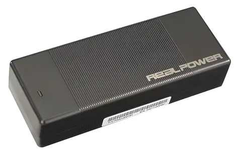 RealPower UNA-40 univerzální černá / Adaptér k notebooku / 40W / 19V / 10 ks koncovek