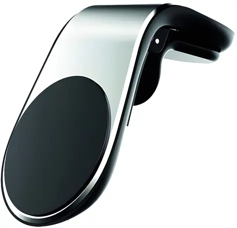 2GO ClipMag černá, stříbrná / Držák telefonu do auta / magnetický / do mřížky ventilace / 4 ks