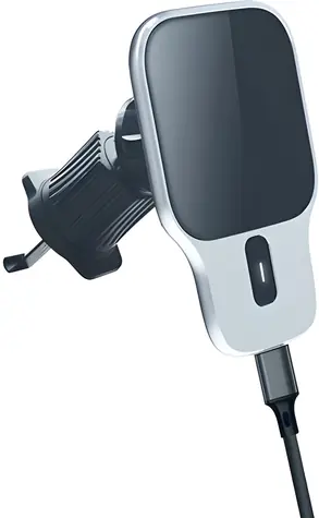 2GO AirClip černá / Magnetický držák do auta do ventilace / MagSafe / bezdrátové nabíjení 15 W