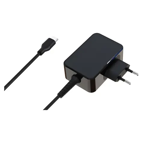 LC-Power LC-NB-GAN-65-C / Napájecí adaptér / 65 W / USB-C / GaN / 100-240 V
