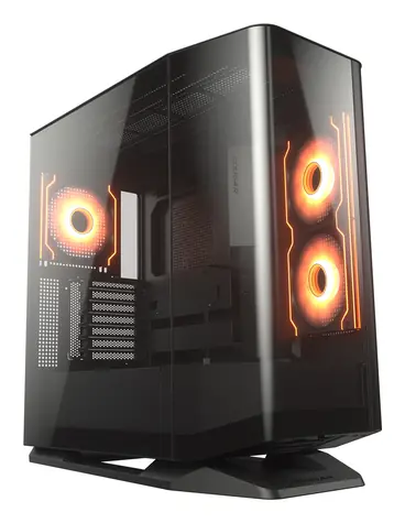 COUGAR FV270 černá / PC skříň / Midi Tower / E-ATX / ATX / ARGB / tvrzené sklo / bez zdroje