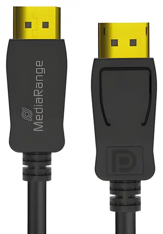 MediaRange MRCS248 2m černá / Kabel / DisplayPort 2.1 / 40 Gbps / 8K 120Hz / HDCP 2.2