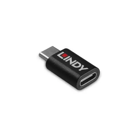 Lindy USB-C - USB-C černá / USB datový blokátor / 100W / USB 3.2
