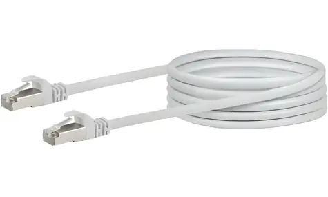 Schwaiger CAT6 bílá / Patch kabel / S/FTP / RJ-45 / 2,5m / 250MHz / 1000 Mbit/s