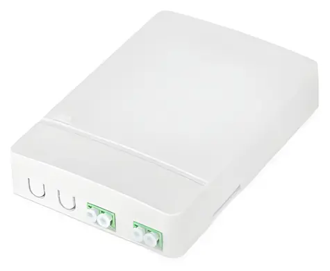 Digitus / Optická spojovací krabice FTTH / 2x LC/APC / Singlemode / IP45