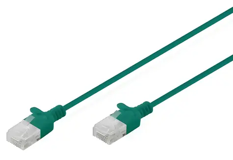 Digitus zelená / Patch kabel CAT6 U/UTP Slim / 3 m / 250 MHz