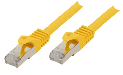 Shiverpeaks BS75511 žlutá / Patch kabel / Cat7 S/FTP / RJ-45 / 1,5 m / LSZH