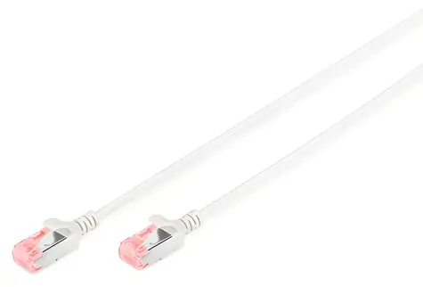 Digitus Slim šedá / Patch kabel / Cat 6 / U/FTP / 10 m / RJ-45