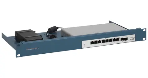 Rackmount.IT RM-CI-T17 modrá / Montážní sada do racku / 19