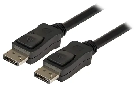 EFB K5560SW.3 černá / Kabel DisplayPort - DisplayPort / 4K 60Hz / 3 m / pozlacené konektory