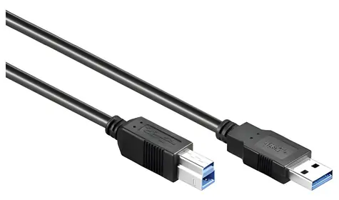 Good Connections USB 3.0 A-B černá / Kabel / USB-A – USB-B / 5 m / USB 3.2 Gen 1