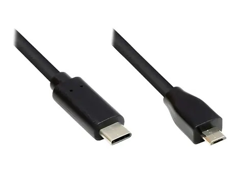 Good Connections USB-C - Micro USB černá / Datový kabel / USB 2.0 / 1 m