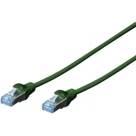 Digitus zelená / Patch kabel / Cat5e / SF/UTP / RJ45 / 1 m