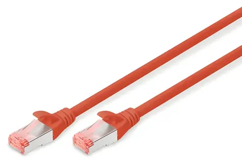 Digitus CAT 6 S/FTP červená / Patch kabel / 3 m / RJ-45 / LSZH / 250 MHz