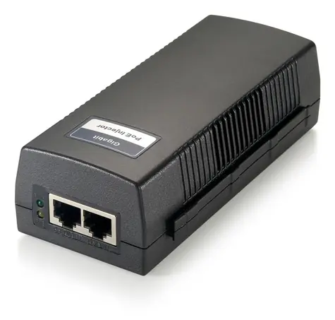 LevelOne PoE injektor Gigabit 30W černá / PoE injektor / 2× RJ-45 / 100-240 V / 52 V PoE