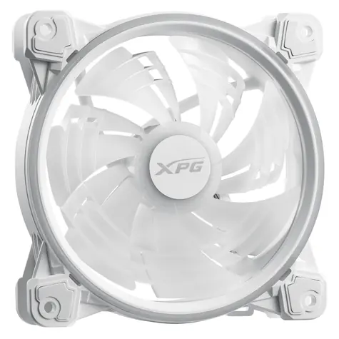 ADATA XPG Hurricane 120 bílá / Ventilátor / 120 mm / ARGB PWM / 2000 RPM / 61,5 CFM / Fluid Dynamic Bearing