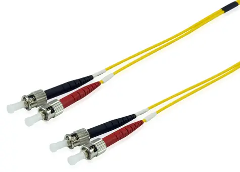 Equip ST-ST žlutá / Optický patchkabel / Duplex / Singlemode OS2 / 5 m