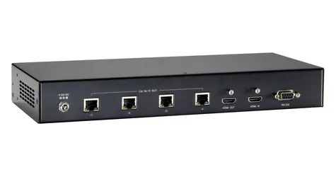 LevelOne HDMI Cat5 AV vysílač černá / AV vysílač / 4K / 100m / HDCP / 7.1