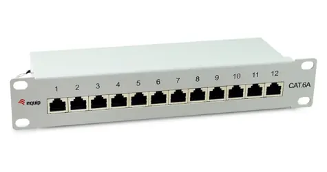 Equip 326523 šedá / Patch panel / 10