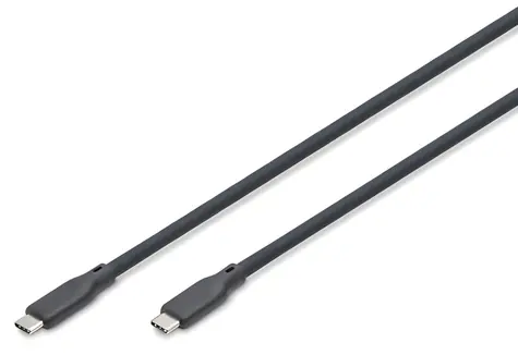 Digitus USB-C černá / Kabel / USB 3.2 Gen 2 / 10 Gbps / PD 100 W / 1 m
