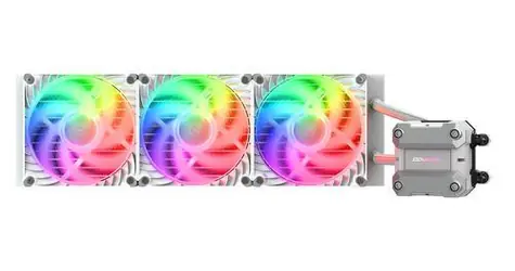 COUGAR Poseidon Ultra 360 bílá / Vodní chladič CPU / 3x 120 mm / ARGB / Intel & AMD