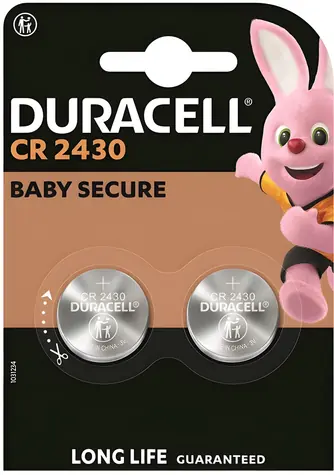Duracell CR2430 / Knoflíková baterie / 3 V / Lithium / 2 ks