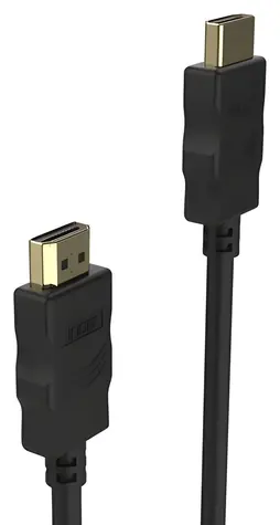 Inca HDMI kabel 3 m černá / Kabel HDMI / 1.4 / 4K 30 Hz / pozlacené konektory / feritová tlumivka