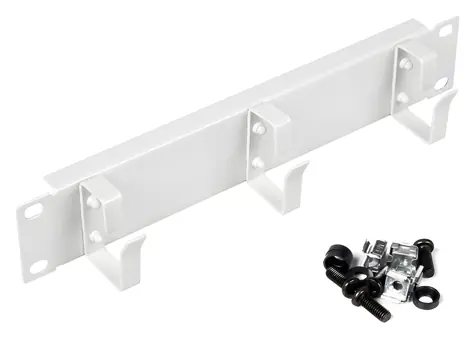 Equip EZMR-10-G bílá / Kabelový kroužek do racku / 10