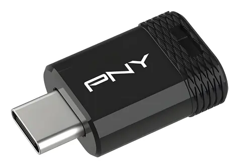 PNY Elite-X Fit černá / Flash disk / 128GB / USB-C / USB 3.2 Gen 1 / čtení: 200 MB/s / zápis: 100 MB/s