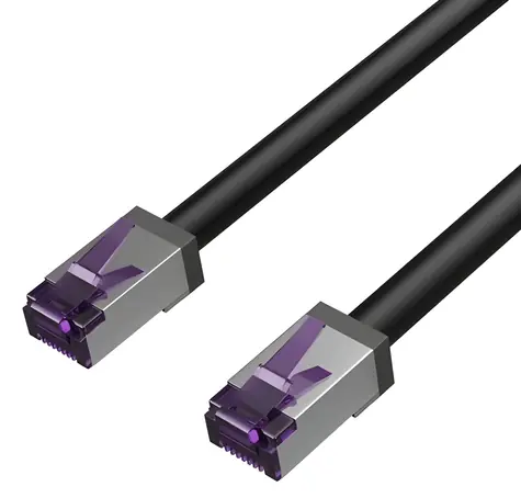 Shiverpeaks CAT6A černá / Patch kabel / S/FTP / 500 MHz / 1,5 m