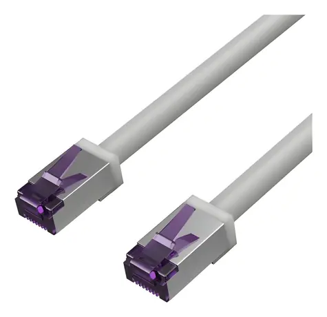 Shiverpeaks šedá / Patch kabel / CAT6A / S/FTP / 500 MHz / 3 m