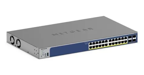 NETGEAR GS728TXP-300EUS / Switch / 24x GbE PoE+ / 4x SFP+ 10G / L2/L3 / 195W PoE