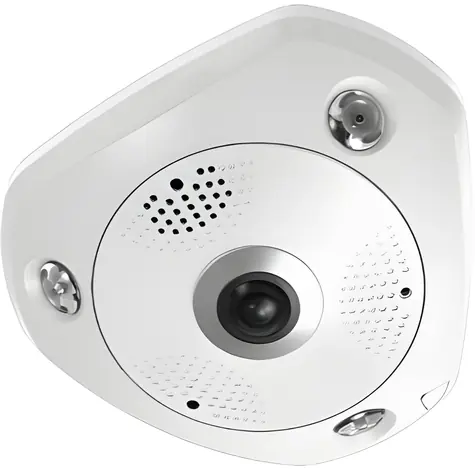LevelOne FCS-3095 / IP kamera / Fisheye dome / 12MP / H.265 / IR 15m / PoE / IP67