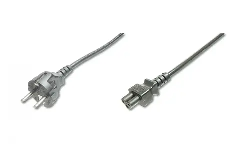 Digitus černý / Napájecí kabel / CEE 7/7 / IEC C5 / 0,75 m