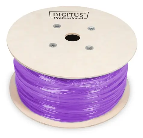 Digitus Cat6 fialová / Instalační kabel / F/UTP / 305 m / AWG 23/1 / LSZH