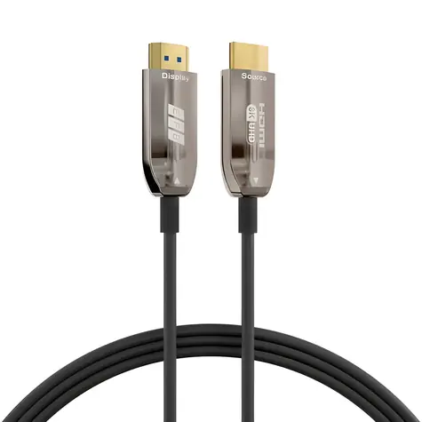 EFB černá / Optický HDMI kabel AOC / aktivní / HDMI 2.1a / 8K 60Hz / 48 Gbit/s / 30 m