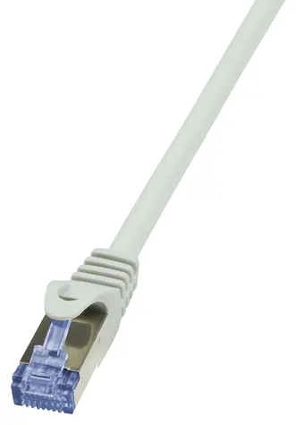 Logilink CAT6A šedá / Patch kabel / S/FTP / RJ-45 / 0,25 m