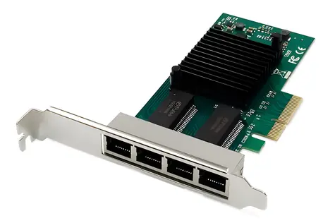 Digitus DN-10114 / Síťová karta / 4x RJ45 / Gigabit / PCI Express / Intel I350