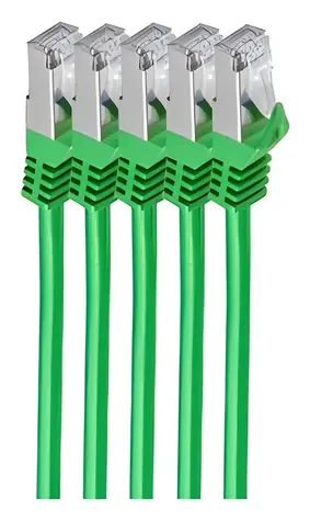 Shiverpeaks zelená / Patch kabel / Cat7 / S/FTP / 5 m / RJ-45