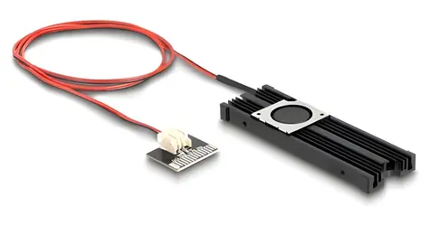 Delock černá / Aktivní chladič pro M.2 SSD / 2280 / ventilátor / hliník