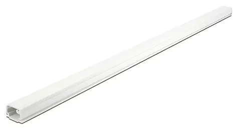 Delock bílá / Kabelový kanál se sklopným víkem / Samolepicí / 22 x 15 mm / 1 m