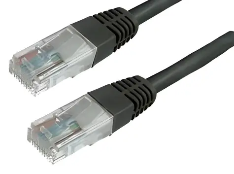 MediaRange Cat6 S/FTP 1 m černá / Patch kabel / RJ-45 konektory / pozlacené kontakty
