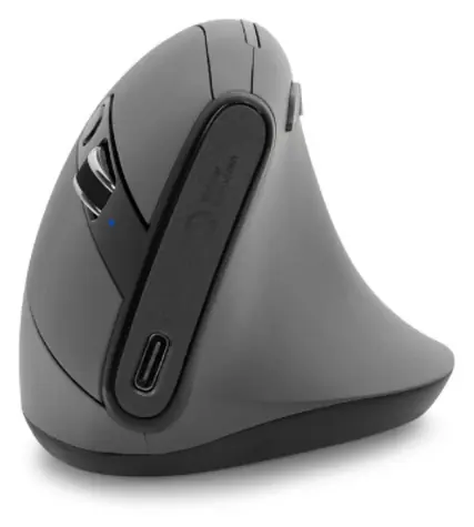 BakkerElkhuizen Grip Pro / Ergonomická bezdrátová myš / 2400 DPI / 6 tlačítek / 2.4 GHz / pravá ruka