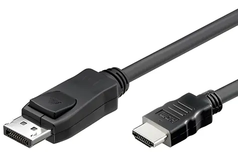 Good Connections DisplayPort 1.2 - HDMI 1.4b černá / Kabel / 5 m