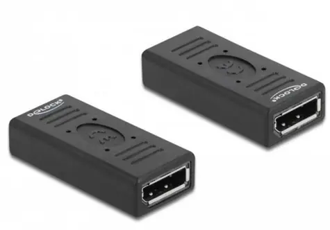 Delock DisplayPort (F) - DisplayPort (F) černá / Redukce / Gender changer / Pin 20 / DP 1.2 / 3840x2160px / 60Hz