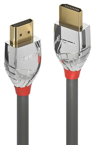 Lindy Cromo Line černá / HDMI kabel / 0,5 m / High Speed / 4K 4096 x 2160