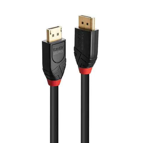 Lindy DisplayPort 1.4 / Kabel / Aktivní / 7,5 m / 7680×4320 px / 144 Hz / černá
