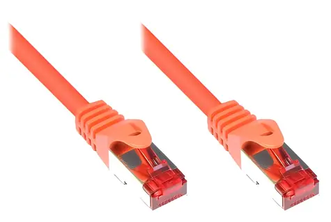 Good Connections Cat.6 S/FTP oranžový / Patch kabel / RJ-45 / pozlacené kontakty / 1 m
