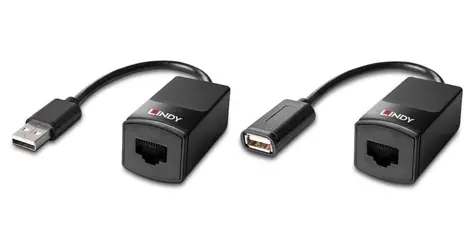 Lindy USB 1.1 Extender Basic / Extender / do 60 m / Cat.5e, Cat.6